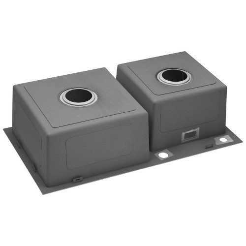 Комплект кухонна мийка Kroner Gebürstet-7843ZHM + змішувач Edelstahl Klassisch-ESG03815BLK + дозатор Spender-016