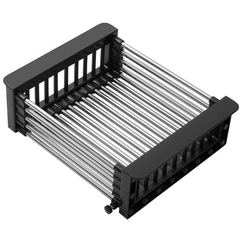 Комплект кухонна мийка Kroner Schwarze-6050HM PVD + змішувач Ersel-GRP03393BLK + дозатор Spender-026