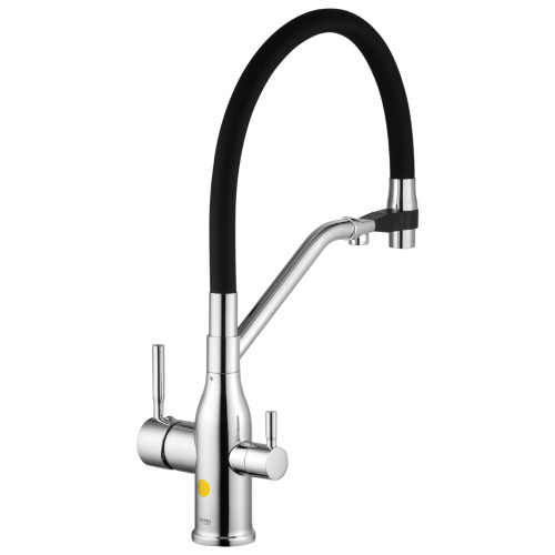 Змішувач для кухні з підключенням до фільтру Kroner KRP Kuche - C03816BLK