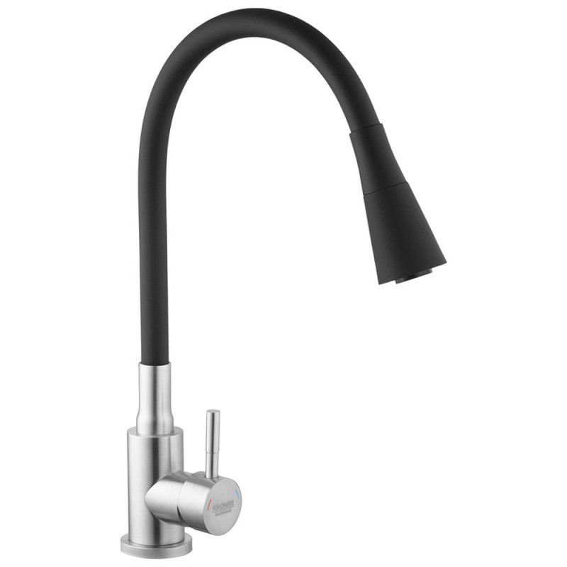 Смеситель для кухни Kroner KRP Edelstahl Klassisch - ESG031BLK