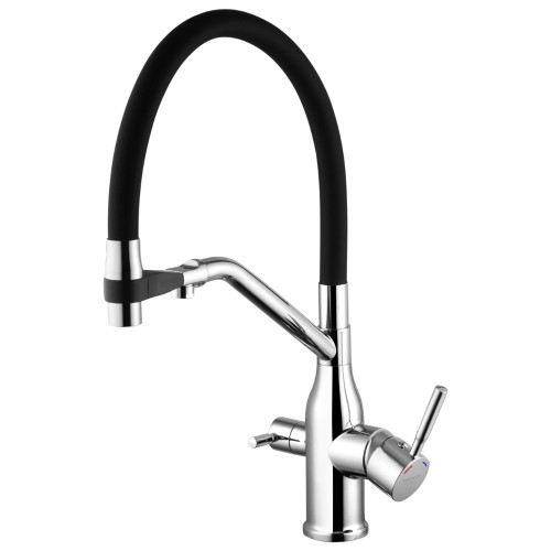 Змішувач для кухні з підключенням до фільтру Kroner KRP Kuche - C03816BLK