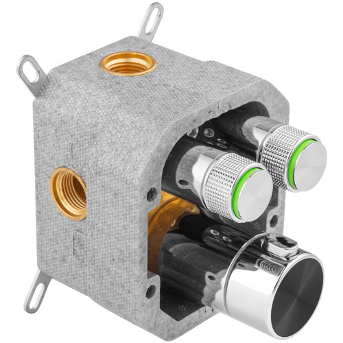 Душова система прихованого монтажу термостатична на два споживача Kroner Element Thermo 211461-0101