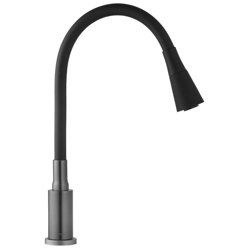 Змішувач для кухні Kroner KRP Edelstahl Klassisch - PVD031BLK