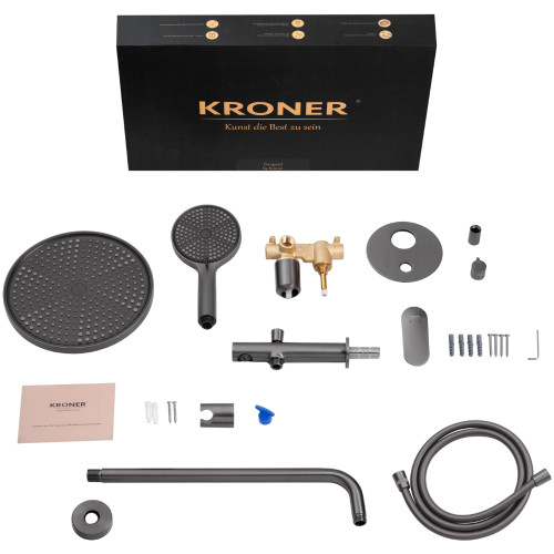 Душова система прихованого монтажу на три споживача Kroner Element 211335A-5301