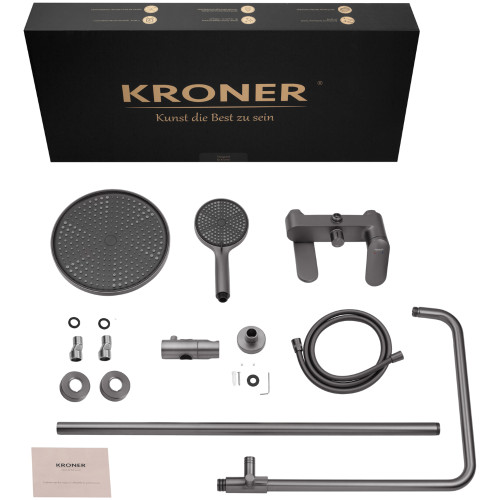 Душова система на три споживача (з виливом) Kroner Element 211318-5301