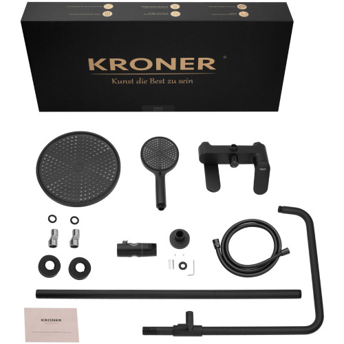 Душова система на три споживача (з виливом) Kroner Element 211318-3801