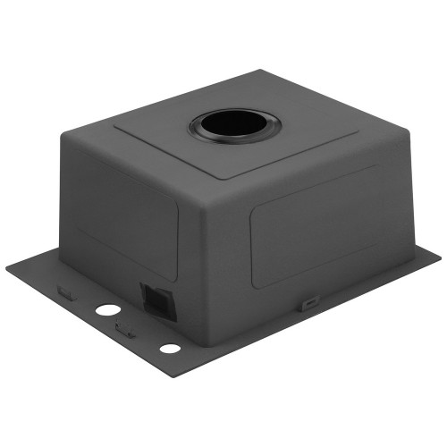Комплект мойка для кухни интегрированная Kroner KRP PVD Schwarze - 4050HM с корзиной для сушки и дозатором