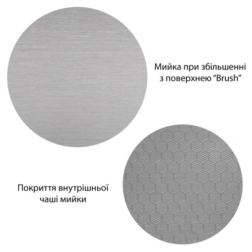Кухонная мойка Kroner Derby KRP Brush - 6050HM