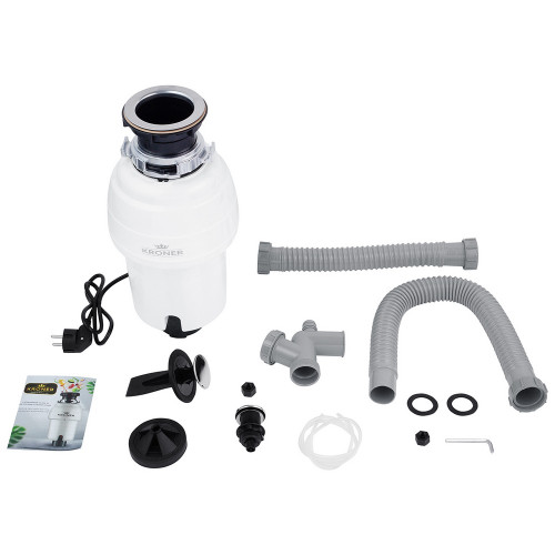Измельчитель пищевых отходов Kroner KRP Kaiman WHI - 550W