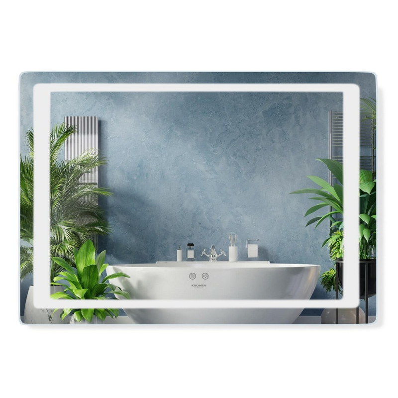Зеркало Kroner KRP Spiegel HR2 - 7050 с LED - подсветкой и антизапотеванием