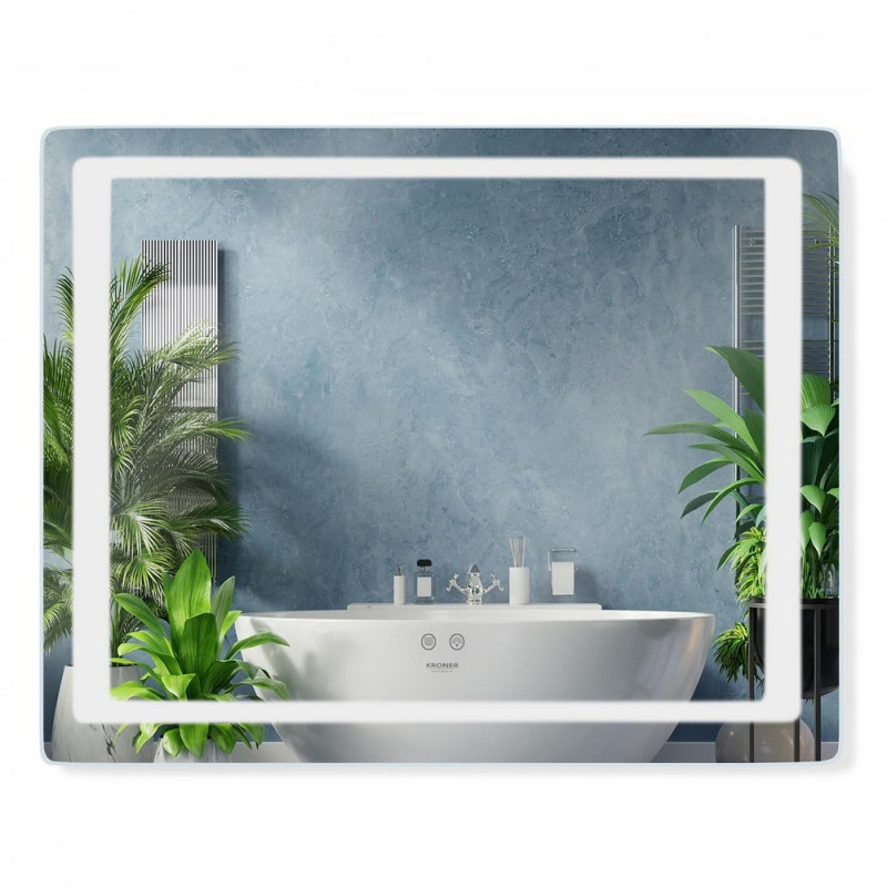 Зеркало Kroner KRP Spiegel HR2 - 9070 с LED - подсветкой и антизапотеванием