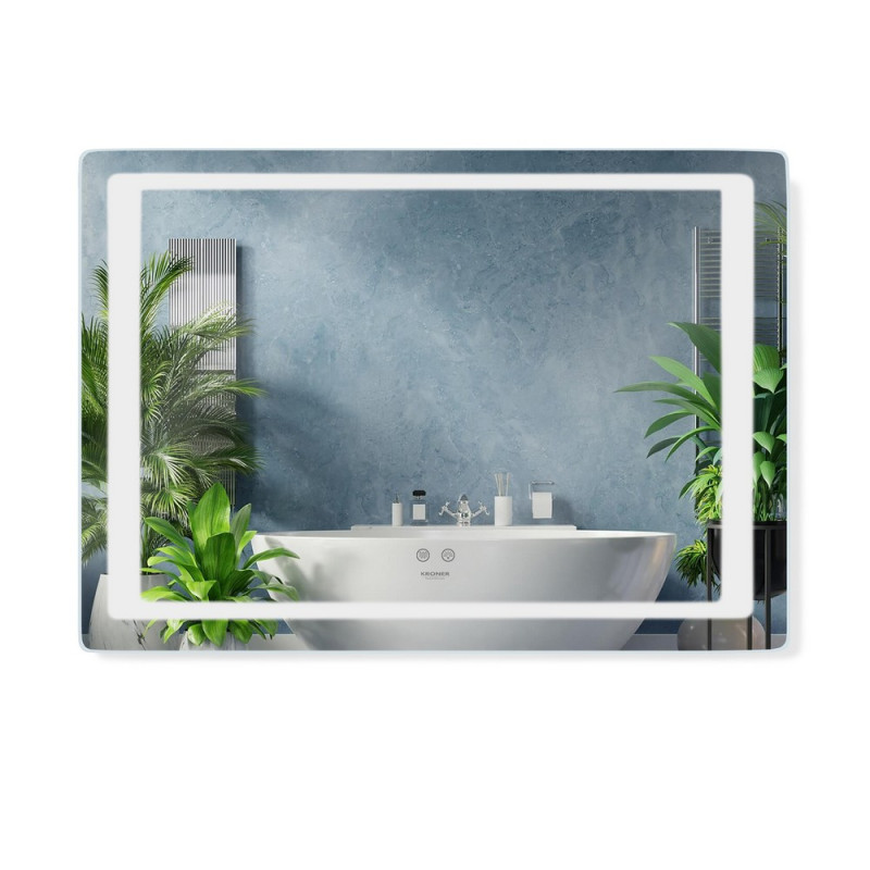 Зеркало Kroner KRP Spiegel HR2 - 10070 с LED - подсветкой и антизапотеванием