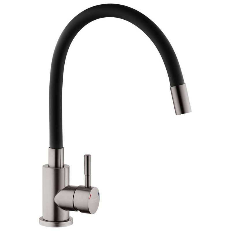 Смеситель для кухни Kroner KRP Edelstahl Klassisch - PVD035BLK