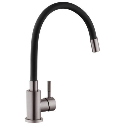 Змішувач для кухні Kroner KRP Edelstahl Klassisch - PVD035BLK