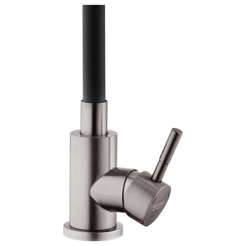 Змішувач для кухні Kroner KRP Edelstahl Klassisch - PVD035BLK