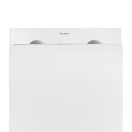 Унітаз підвісний Kroner Harz WHI523632 RIMLESS безобідковий з сидінням (KH523632WHIR)
