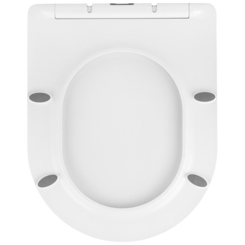 Унітаз підвісний Kroner Harz WHI523632 RIMLESS безобідковий з сидінням (KH523632WHIR)