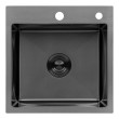 Кухонная мойка Kroner KRP Schwarze - 4545HM PVD