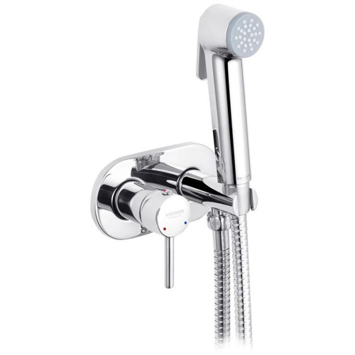 Смеситель с гигиеническим душем Kroner KRP Bidet - C086