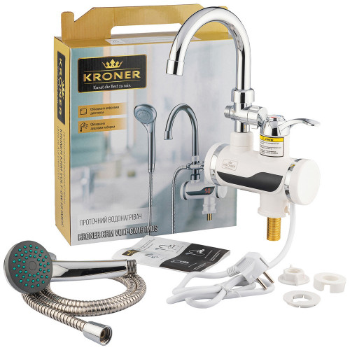 Проточний кран Kroner KRM Volt - CW191MDS з дисплеєм