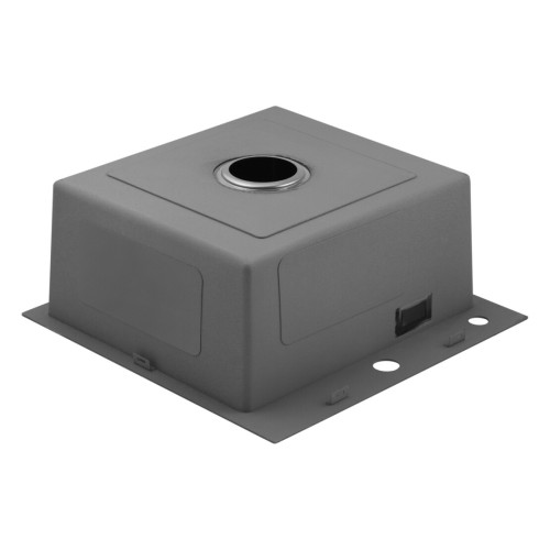 Комплект мойка для кухни интегрированная Kroner KRP PVD Schwarze - 5050HM с корзиной для сушки и дозатором