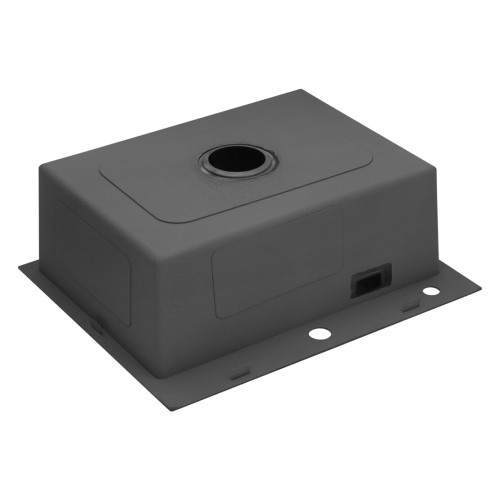 Комплект мойка для кухни интегрированная Kroner KRP PVD Schwarze - 6050HM с корзиной для сушки и дозатором