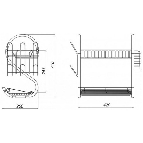 Сушилка для посуды Kroner KRM Rizze - ACC3208
