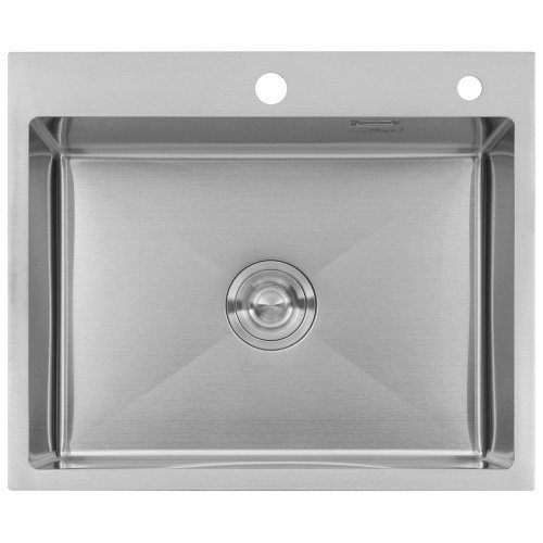 Комплект кухонная мойка Kroner Gebürstet-6050HM + смеситель Küche-C031GRA + дозатор Spender-016