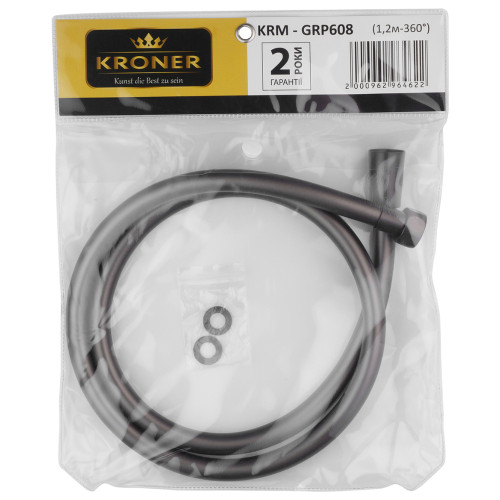 Шланг для душа Kroner KRM - GRP608 Anti-Twist 120 см