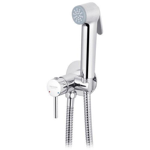 Набор 3 в 1 душевая система Kroner Armada-W063 + смеситель Armada-W010 + смеситель Bidet-C082