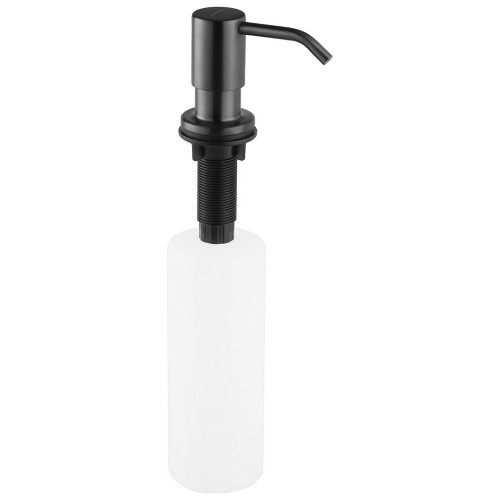 Комплект кухонная мойка Kroner Schwarze-7848RHM PVD + смеситель Edelstahl Klassisch-SCH035PVD + дозатор Spender-SCH049