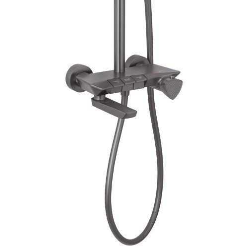 Душевая система термостатическая Kroner KRP Axis Line Thermo - GRP0636