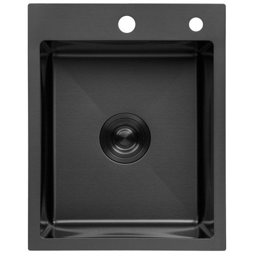 Кухонная мойка Kroner KRP PVD Schwarze - 4050HM (3,0/1,0 мм)