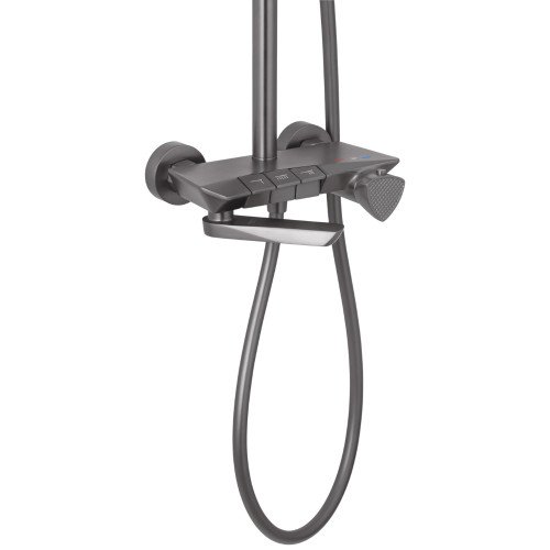 Душевая система термостатическая Kroner KRP Axis Line Thermo - GRP0636