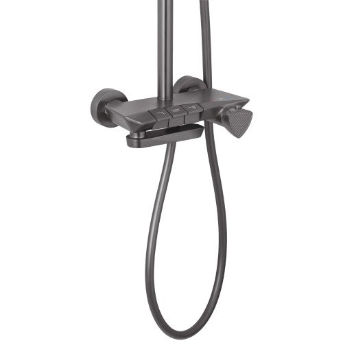 Душевая система термостатическая Kroner KRP Axis Line Thermo - GRP0636