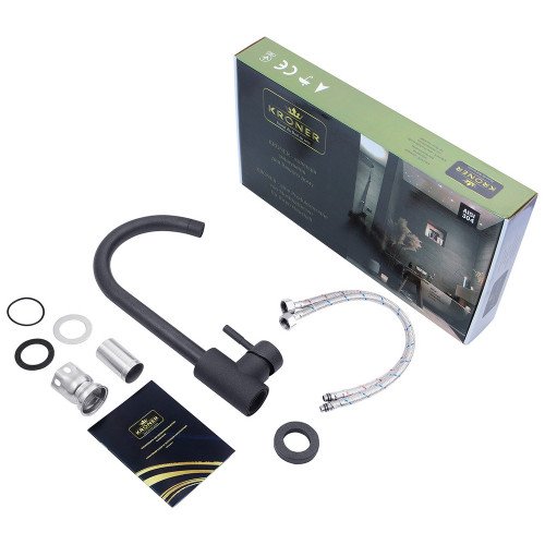 Смеситель для кухни Kroner KRP Edelstahl Komposit - GRB035