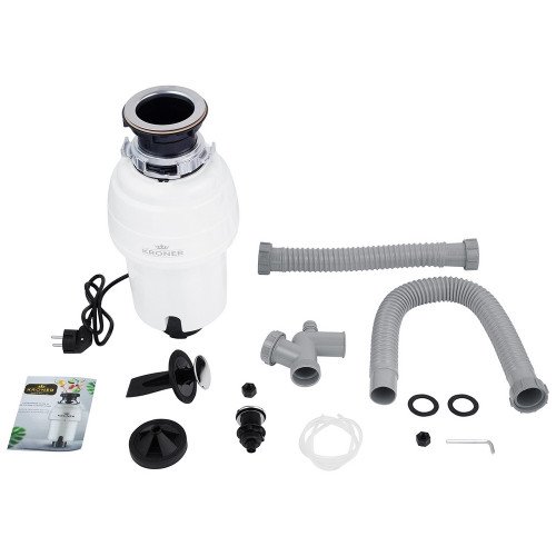 Подрібнювач харчових відходів Kroner KRP Kaiman WHI - 550W