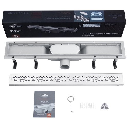 Трап линейный Kroner KRP Harz M70 Muster