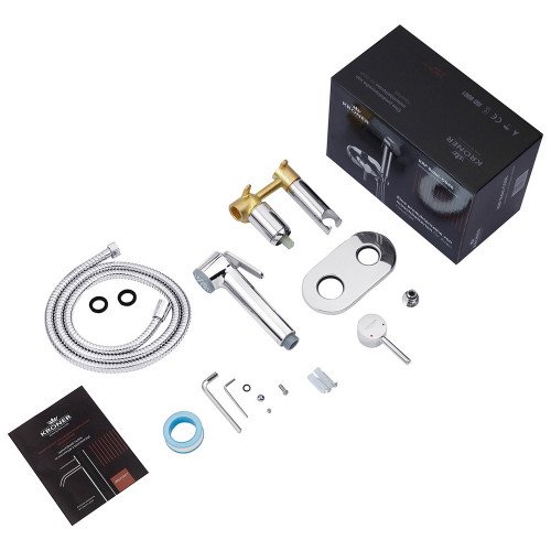 Смеситель с гигиеническим душем Kroner KRP Bidet - C086
