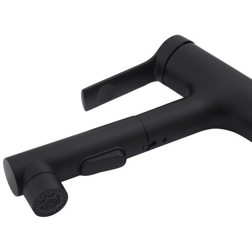 Смеситель для раковины с выдвижным изливом Kroner KRP Edelstahl Klassisch - SCH030 - T