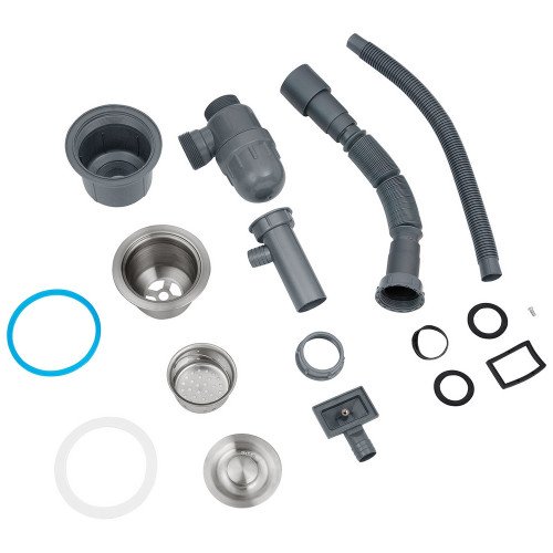 Кухонная мойка Kroner KRP Schwarze - SET7545NG PVD (3.0/0.8 мм)