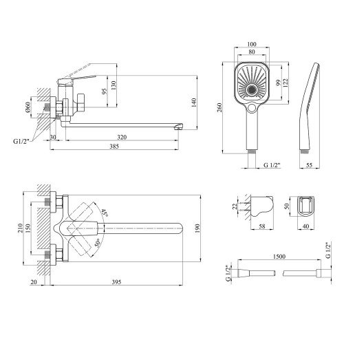 Набір 2в1 Kroner KRP Makon-GRP070 + Kroner KRP Makon - GRP010-3