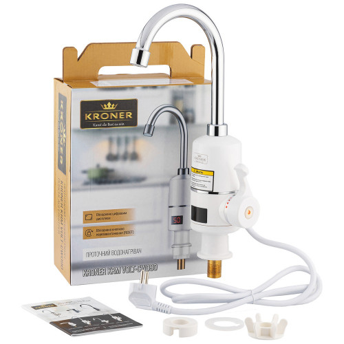 Проточный кран Kroner KRM Volt - CW090 с дисплеем