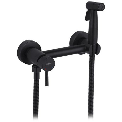 Смеситель с гигиеническим душем Kroner KRP Edelstahl Klassisch - SCH052