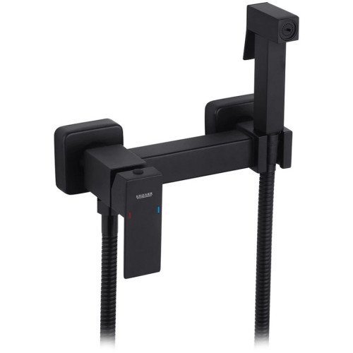 Смеситель с гигиеническим душем Kroner KRP Edelstahl Kubus - SCH052