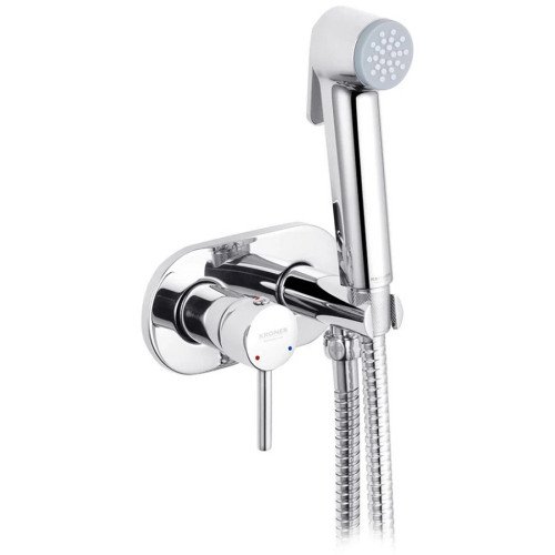 Смеситель с гигиеническим душем Kroner KRP Bidet - C086