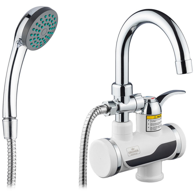 Проточный кран Kroner KRM Volt - CW191MDS с дисплеем