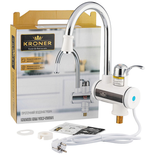 Проточный кран Kroner KRM Volt - CW091 с дисплеем
