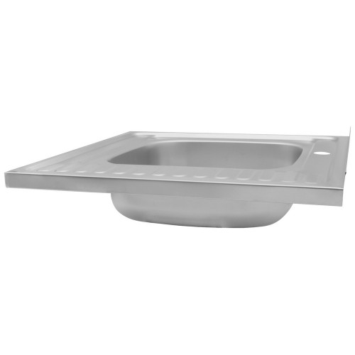Кухонная мойка накладная Kroner KRP Satin - 6060L (0,6 мм)