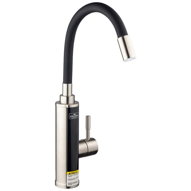 Проточный кран Kroner KRP Volt - ESG087RSS с дисплеем